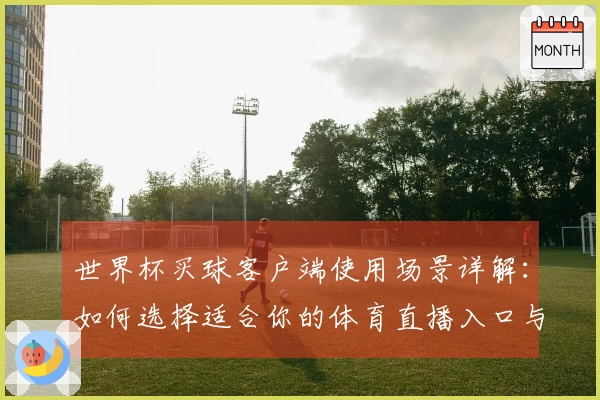 世界杯买球客户端使用场景详解：如何选择适合你的体育直播入口与功能
