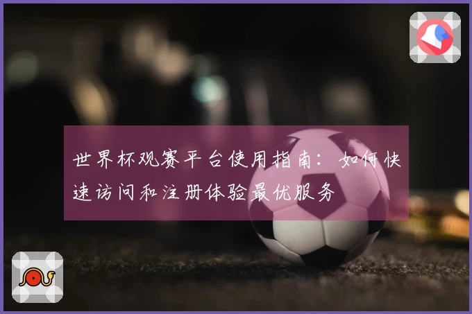 世界杯观赛平台使用指南：如何快速访问和注册体验最优服务
