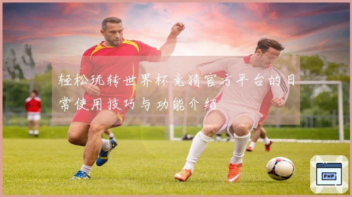 轻松玩转世界杯竞猜官方平台的日常使用技巧与功能介绍